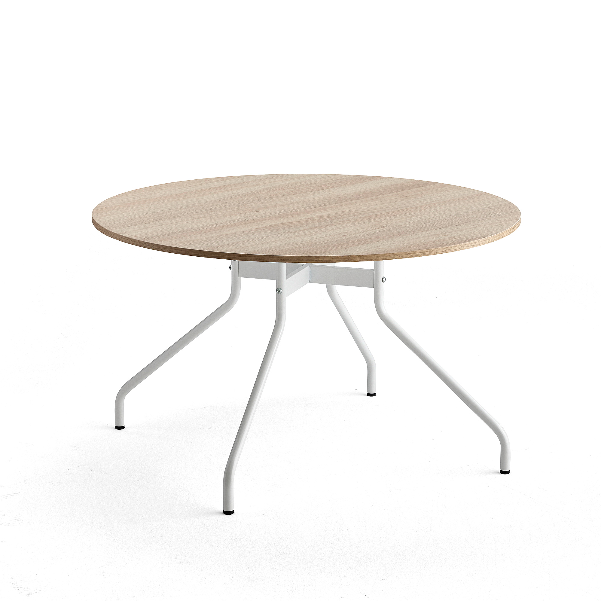 E-shop Stôl AROUND, Ø 1200 mm, dub, biela