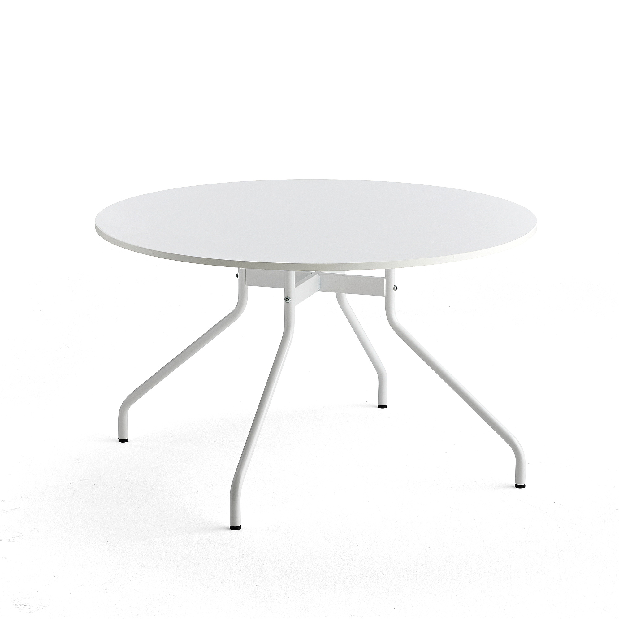 E-shop Stôl AROUND, Ø 1200 mm, biela, biela