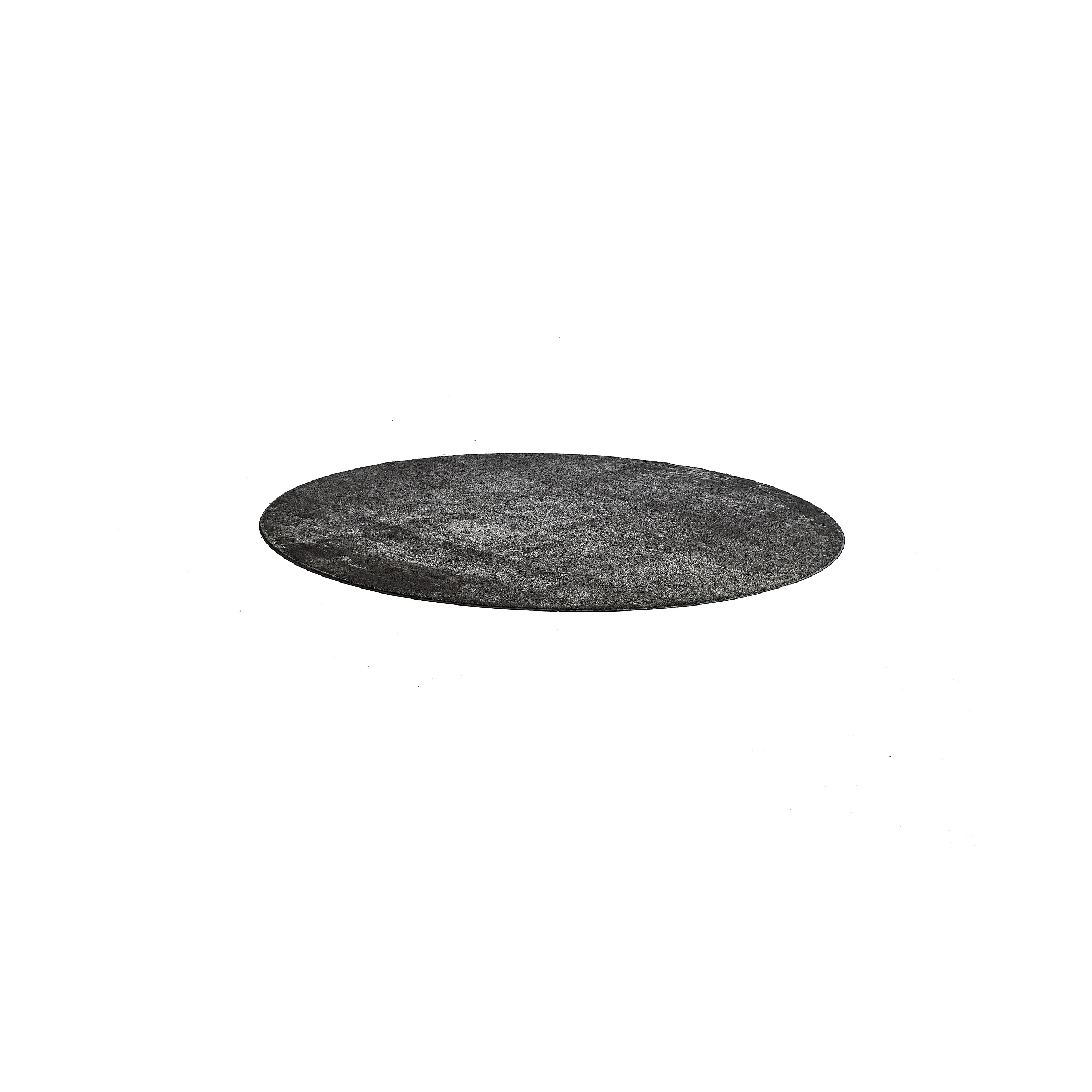 Levně Kulatý koberec ROBIN, Ø 2500 mm, tmavě šedý