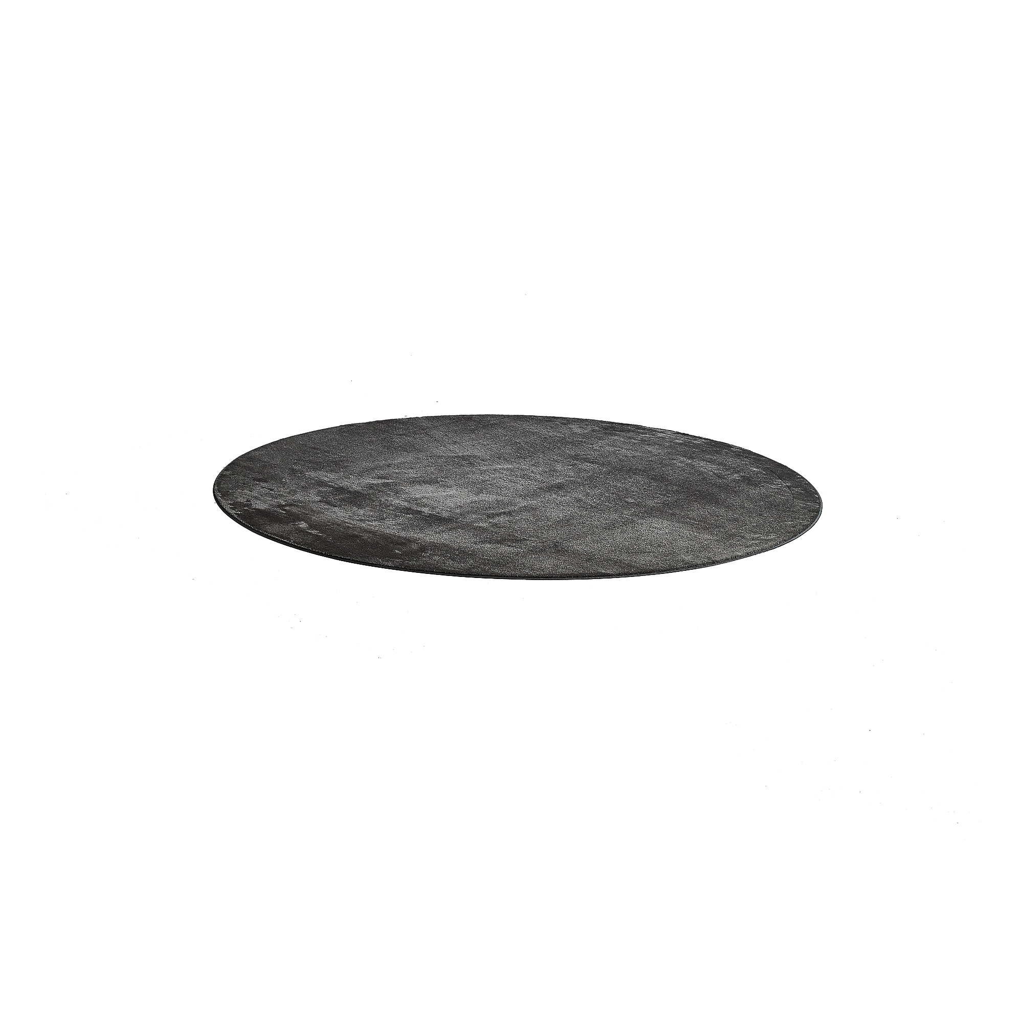 Levně Kulatý koberec ROBIN, Ø 3000 mm, tmavě šedý