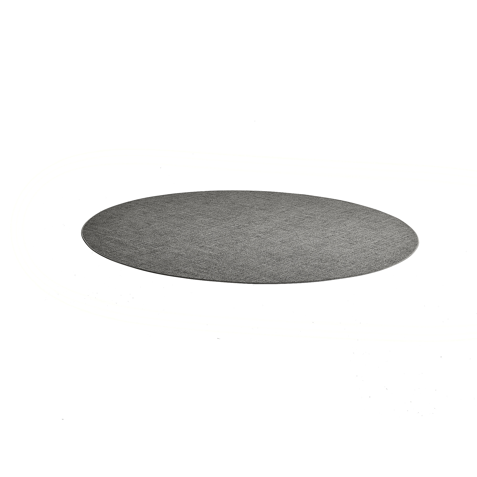 E-shop Okrúhly koberec MELVIN, Ø 3500 mm, svetlošedý