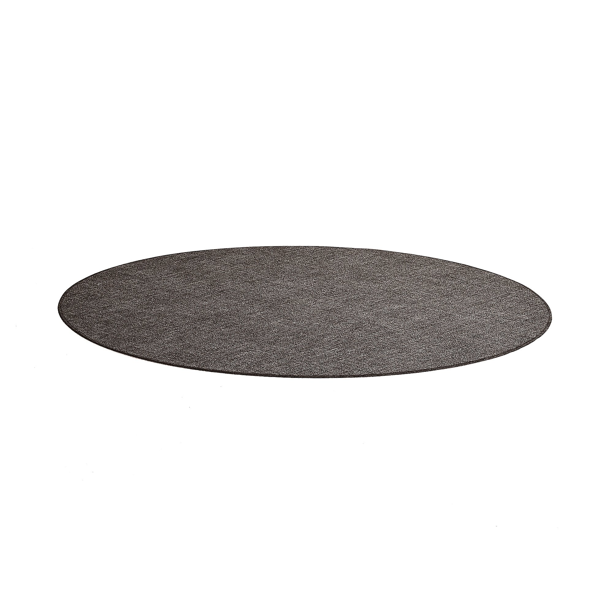 Levně Kulatý koberec MELVIN, Ø 2500 mm, červený/šedý