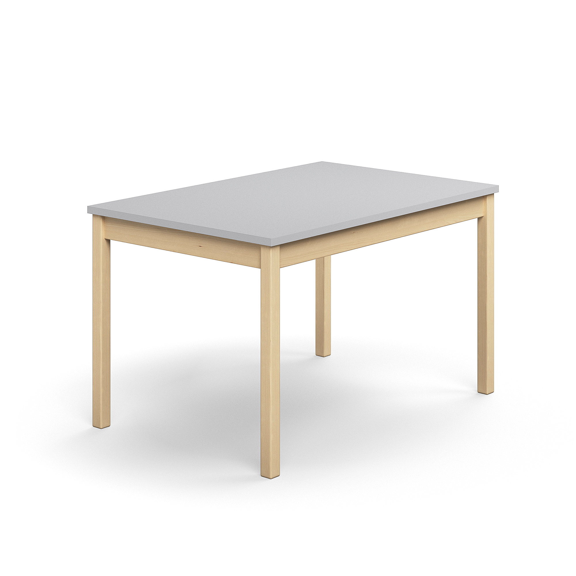 Levně Stůl DECIBEL, 1200x800x720 mm, akustická HPL deska, bříza/šedá