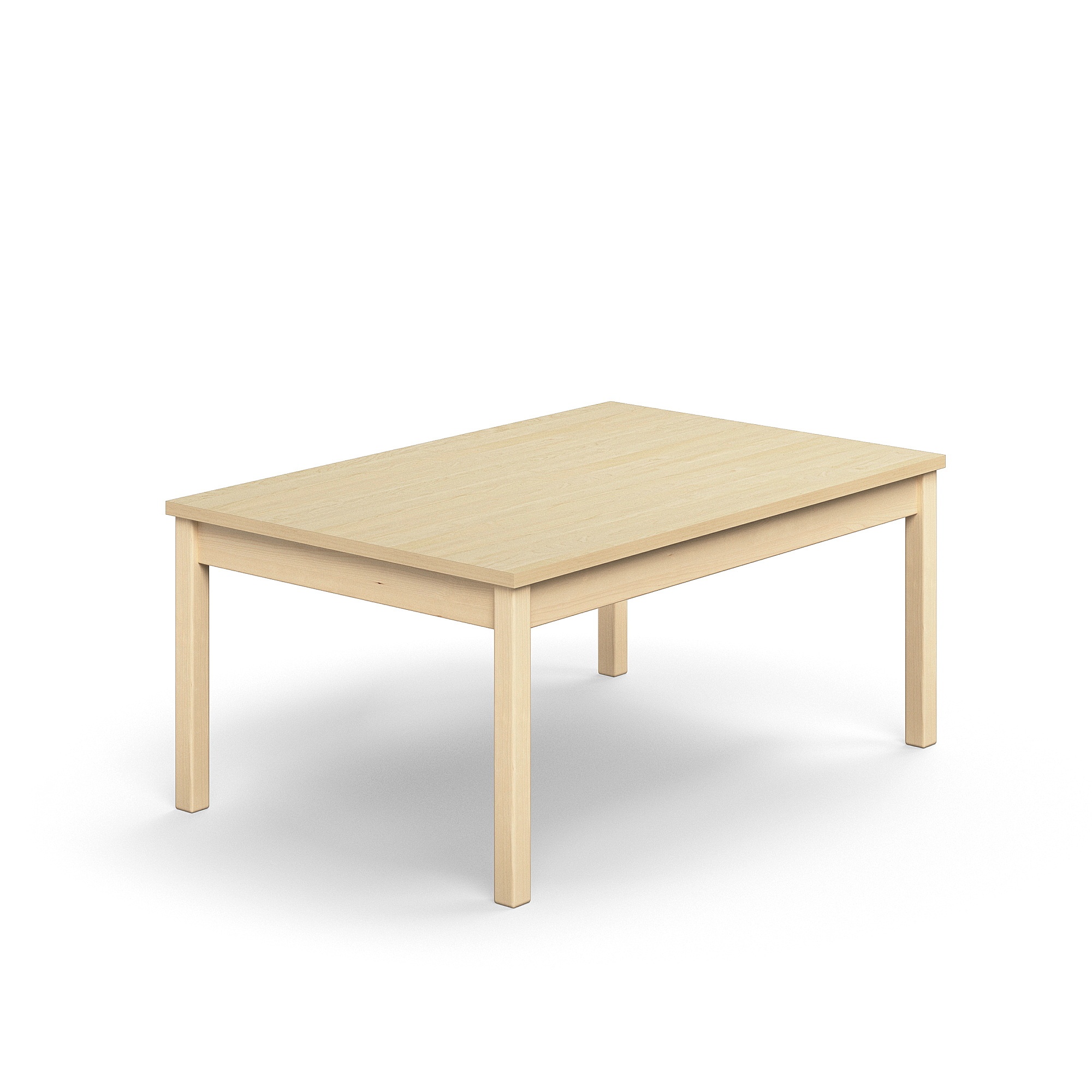 Levně Stůl DECIBEL, 1200x800x530 mm, akustická HPL deska, bříza