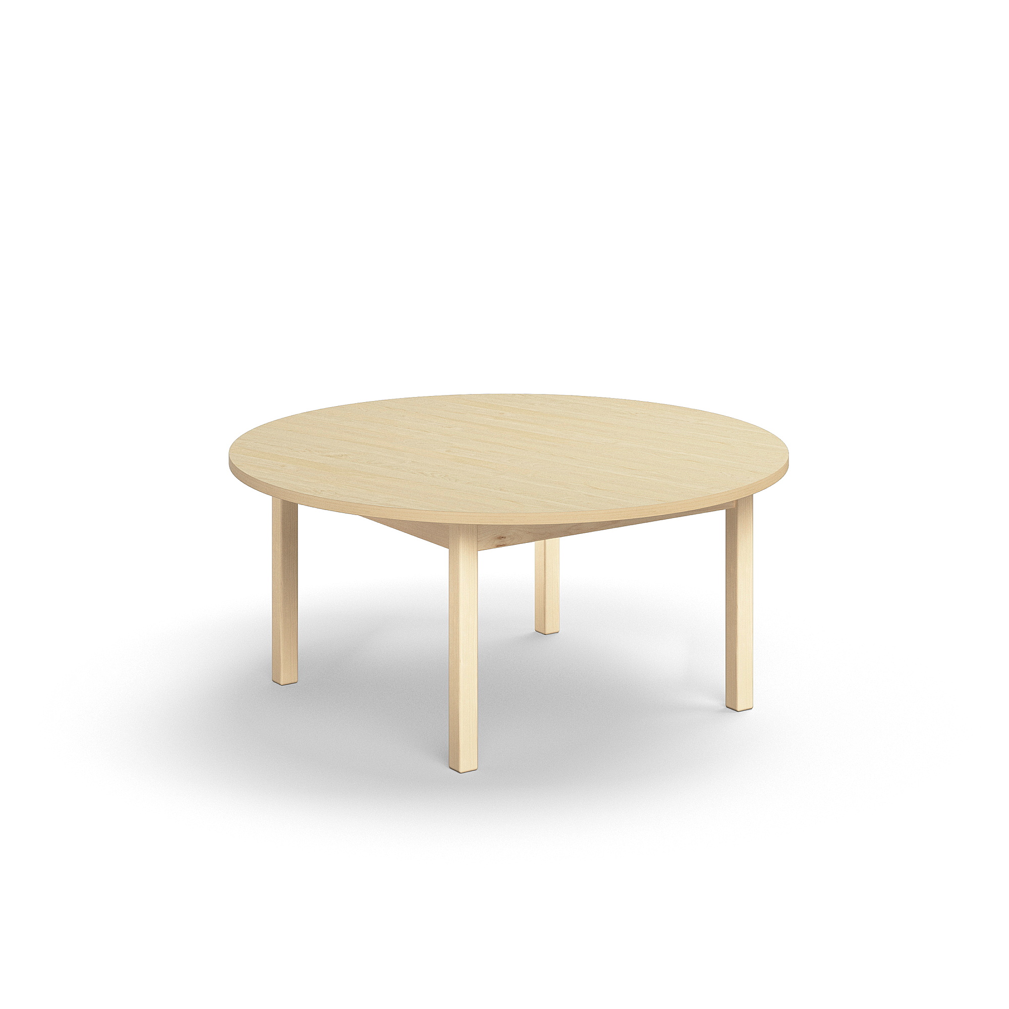 E-shop Stôl DECIBEL, Ø1200x530 mm, akustický HPL - breza