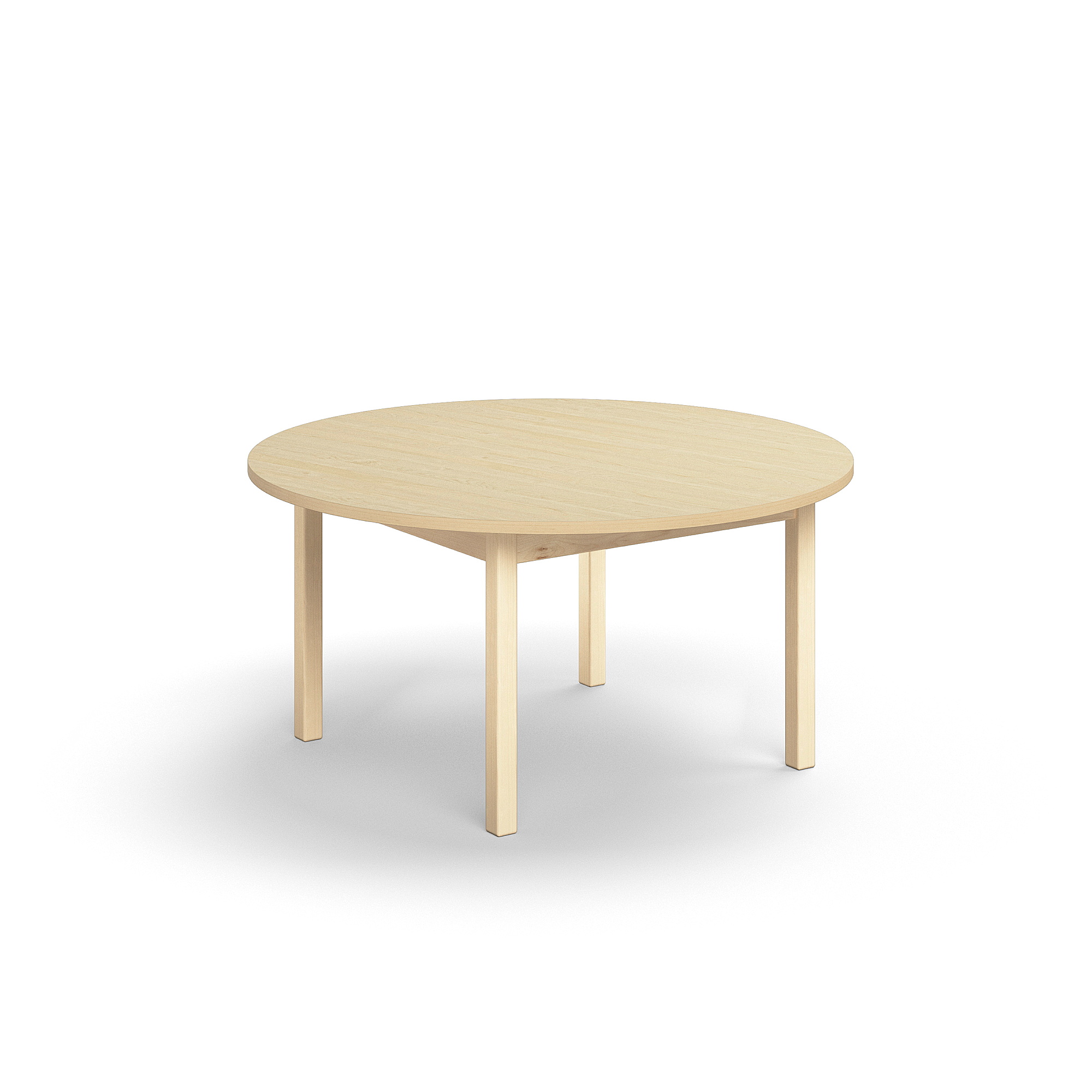 E-shop Stôl DECIBEL, Ø1200x590 mm, akustický HPL - breza