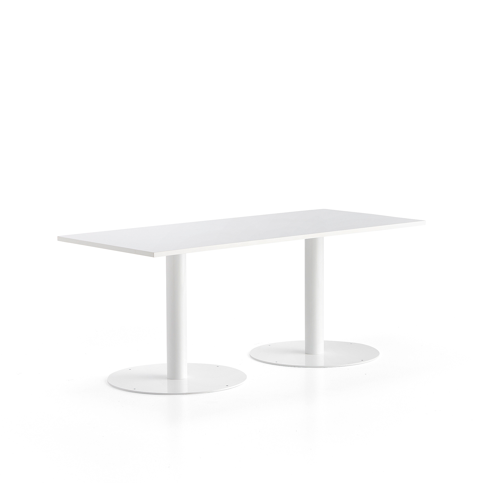 E-shop Stôl ALVA, 1800x800x720 mm, biela, biela