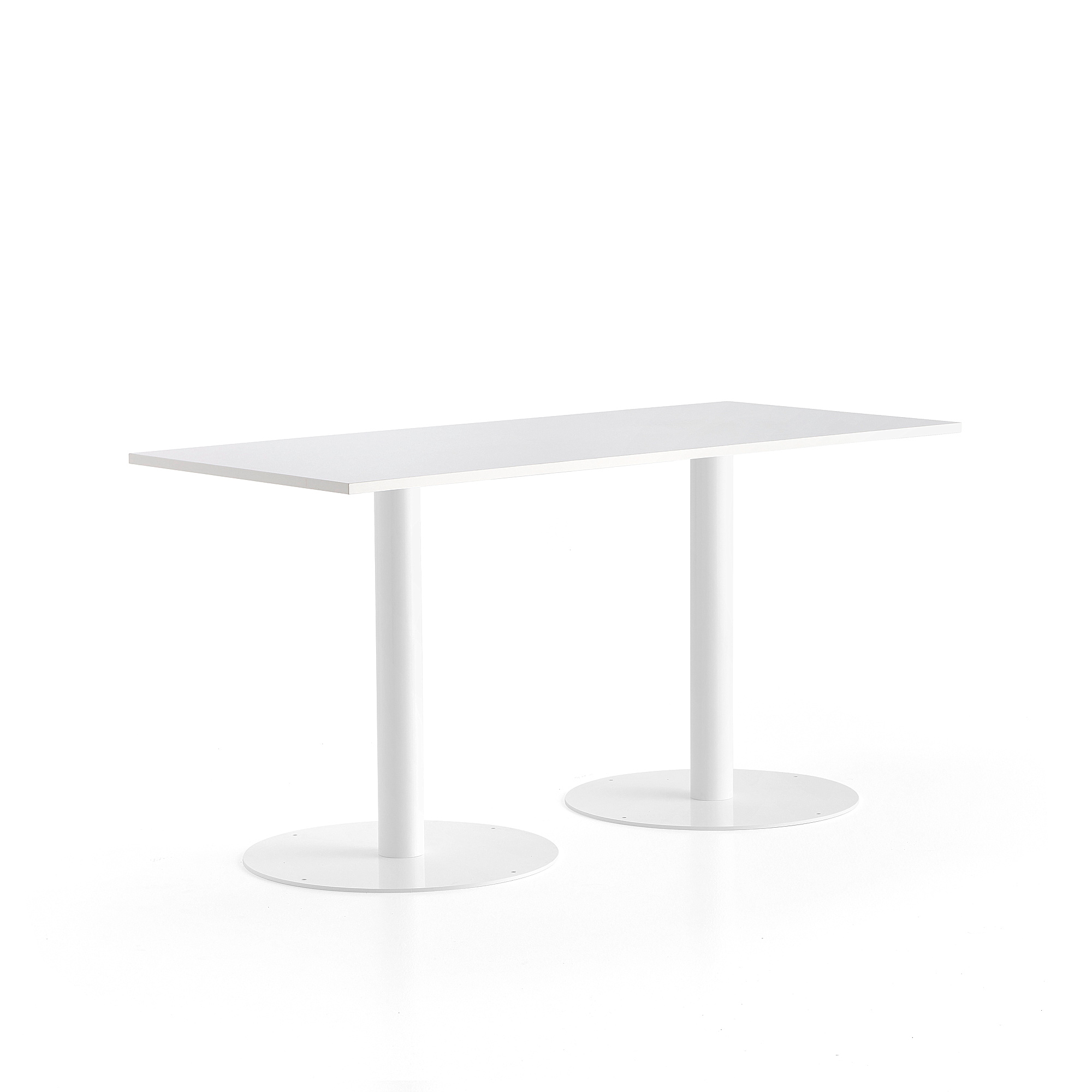 Stôl ALVA, 1800x800x900 mm, biela, biela
