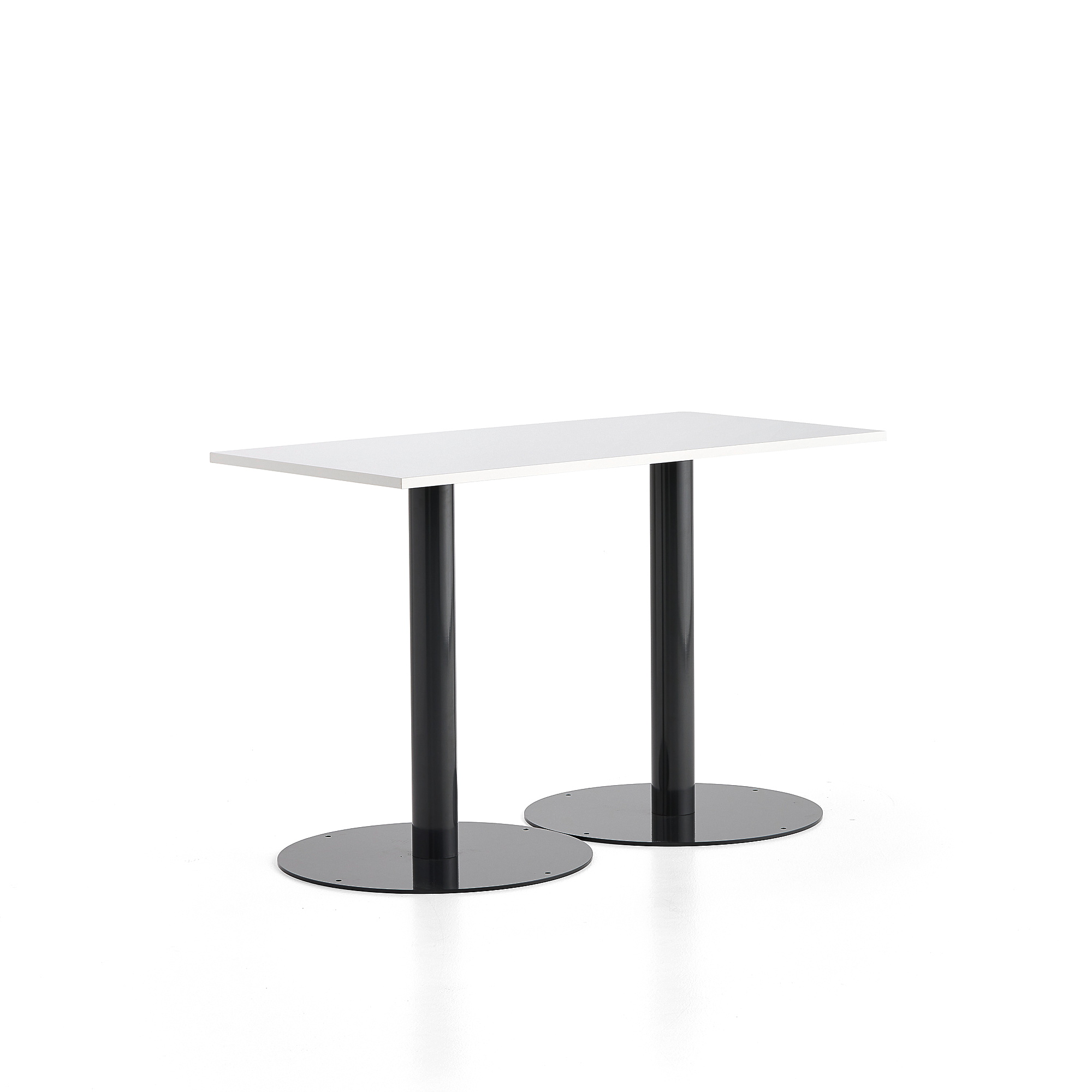 E-shop Stôl ALVA, 1400x700x900 mm, antracit, biela