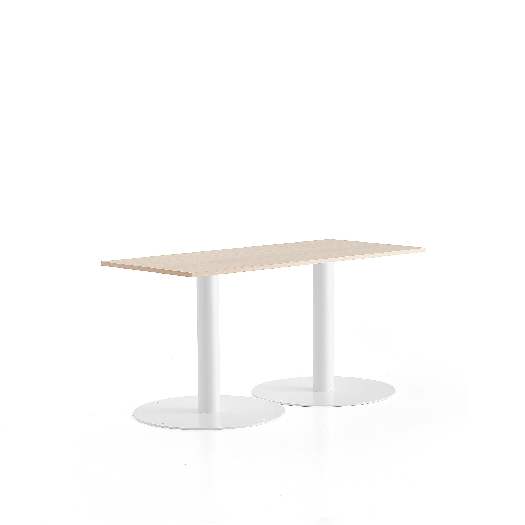 E-shop Stôl ALVA, 1400x700x720 mm, biela, breza
