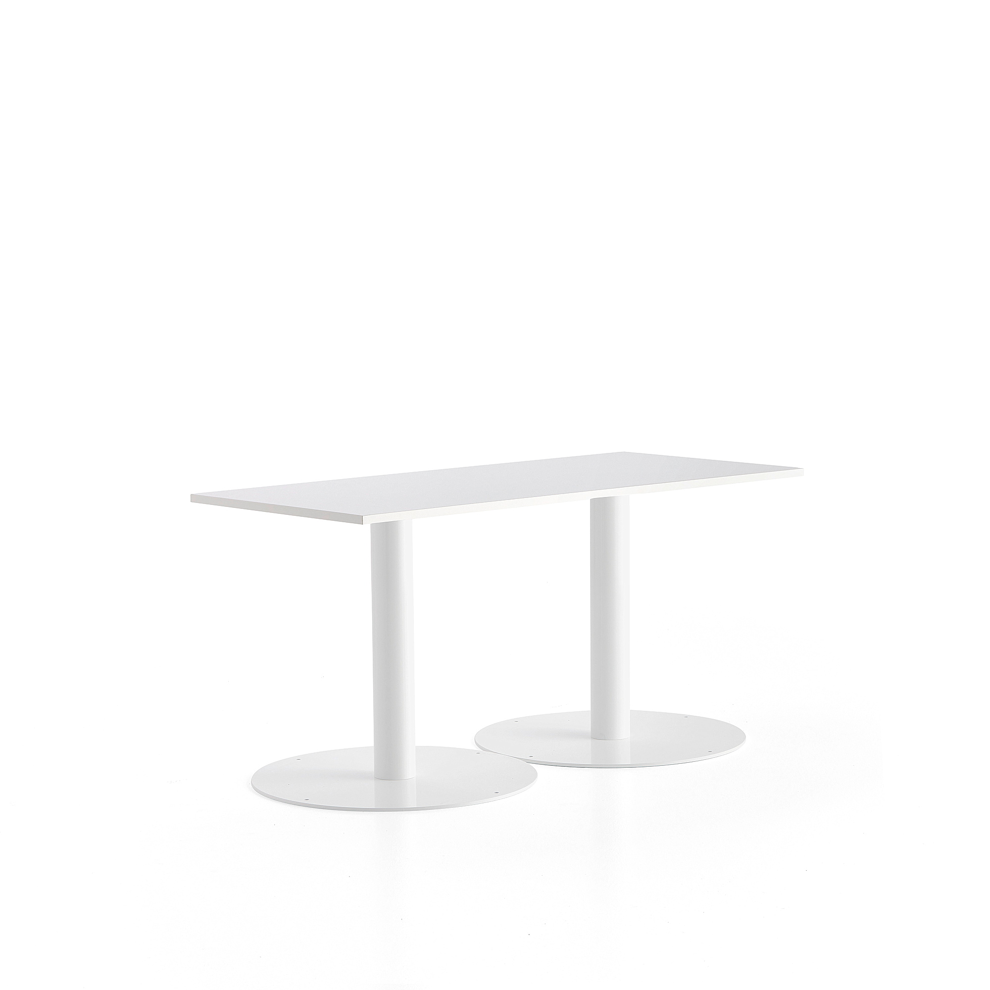 E-shop Stôl ALVA, 1400x700x720 mm, biela, biela