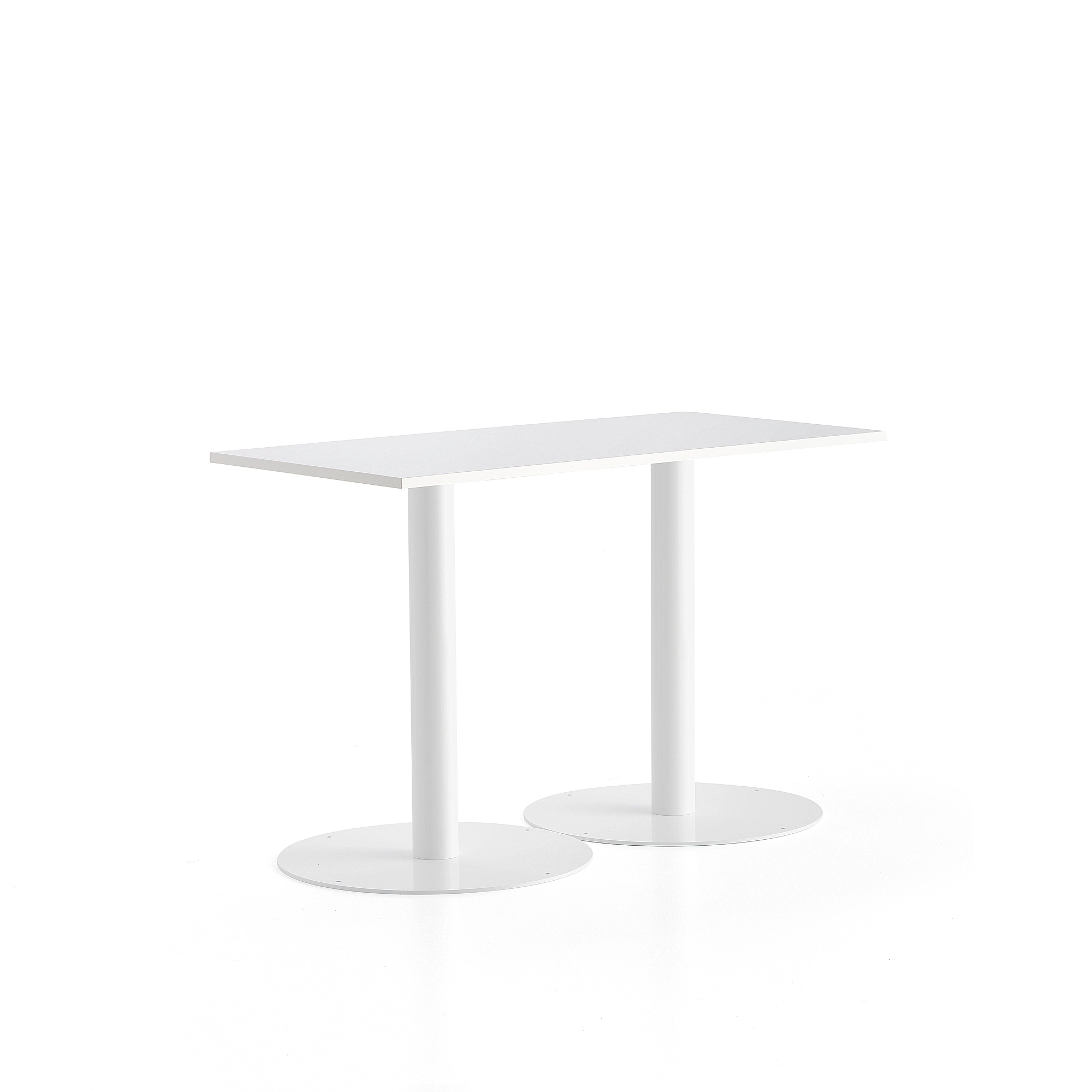 E-shop Stôl ALVA, 1400x700x900 mm, biela, biela