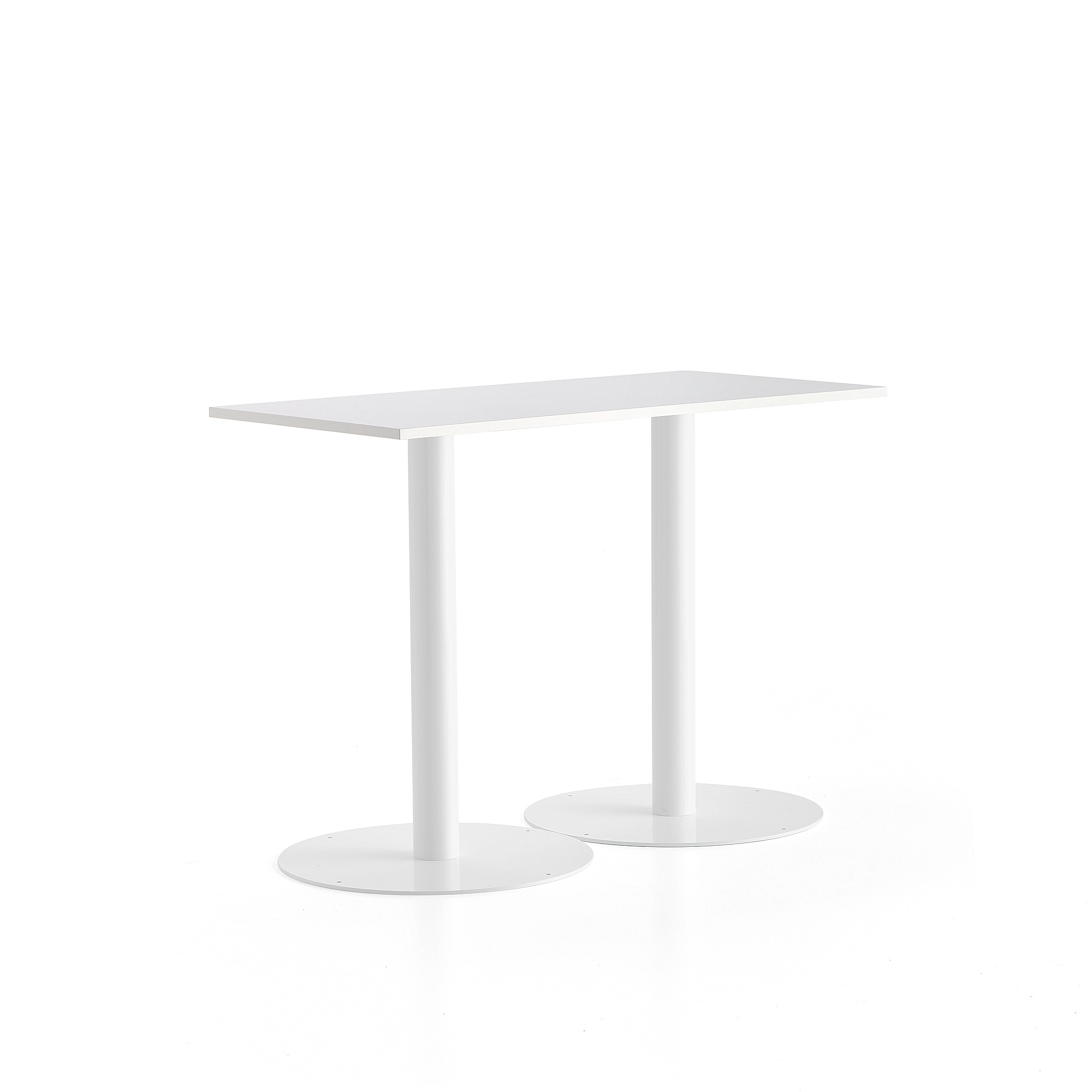 Barový stôl ALVA, 1400x700x1000 mm, biela, biela