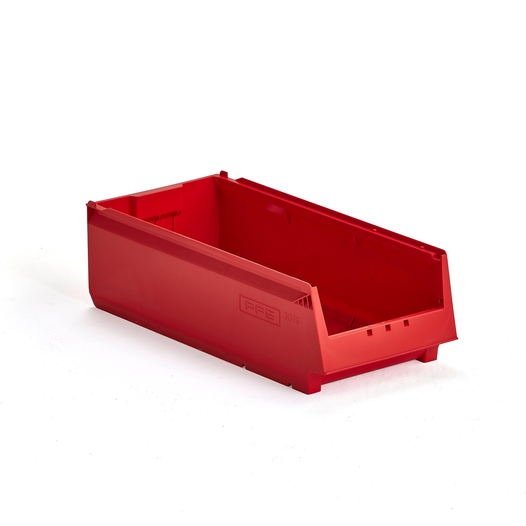 Plastový box AJ 9000, séria 9069, 500x230x150 mm, červený