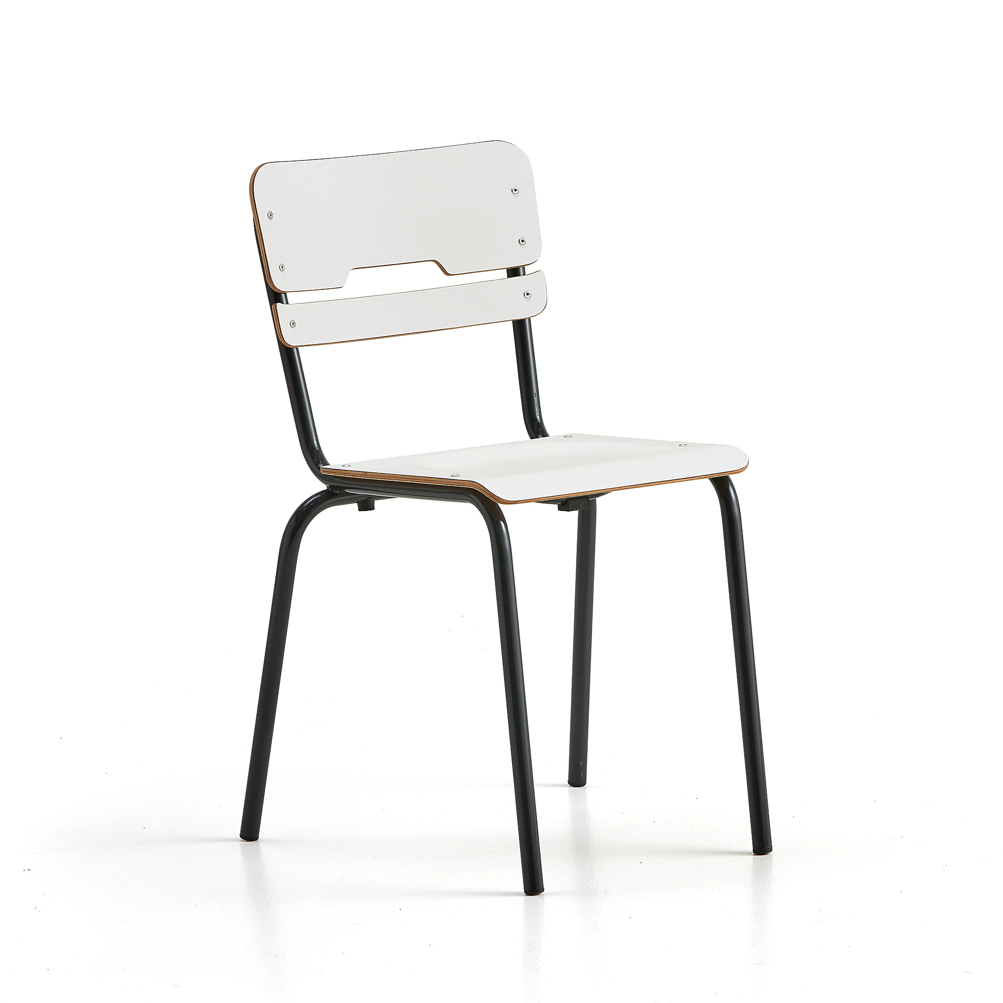 Levně Školní židle SCIENTIA, sedák 360x360 mm, výška 460 mm, antracitová/bílá