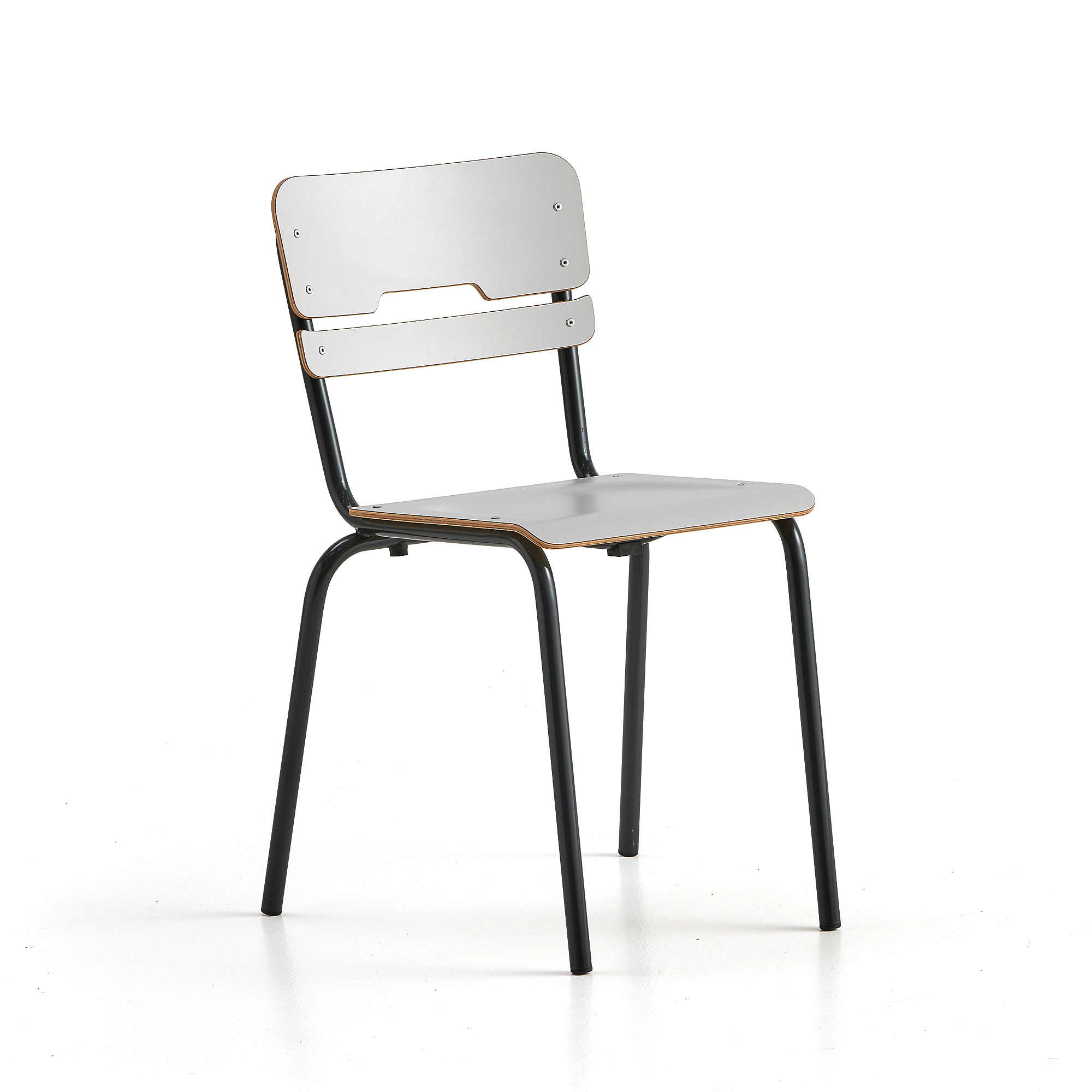 Školní židle SCIENTIA, sedák 360x360 mm, výška 460 mm, antracitová/šedá