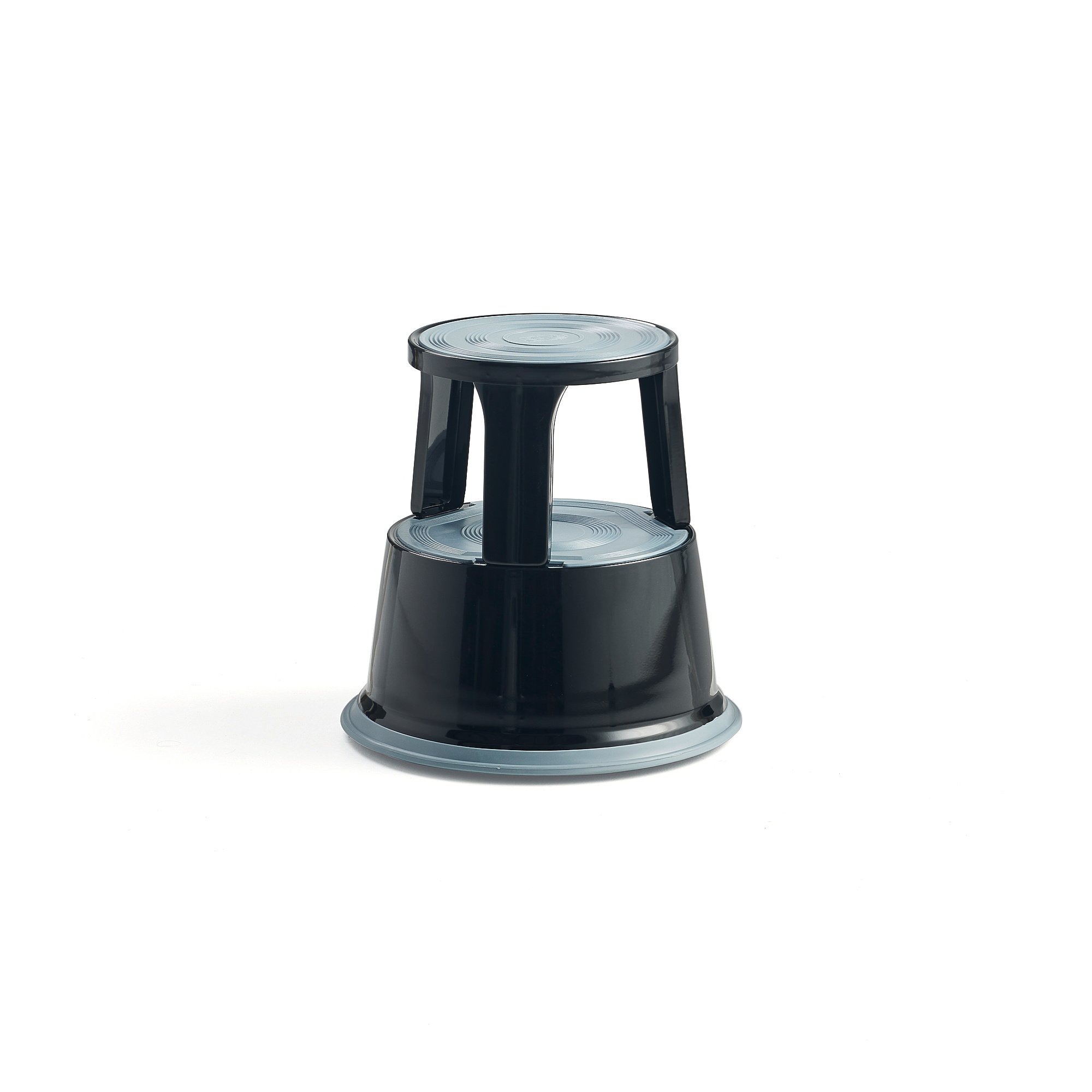 E-shop Oceľový stupienok, výška 425 mm, čierny
