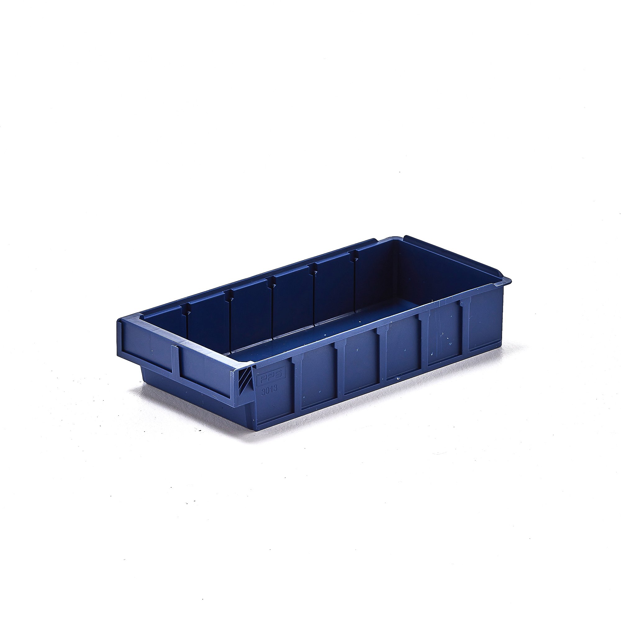Plastový box DETAIL, pre 5 deliacich priečok, 400x188x80 mm, modrá