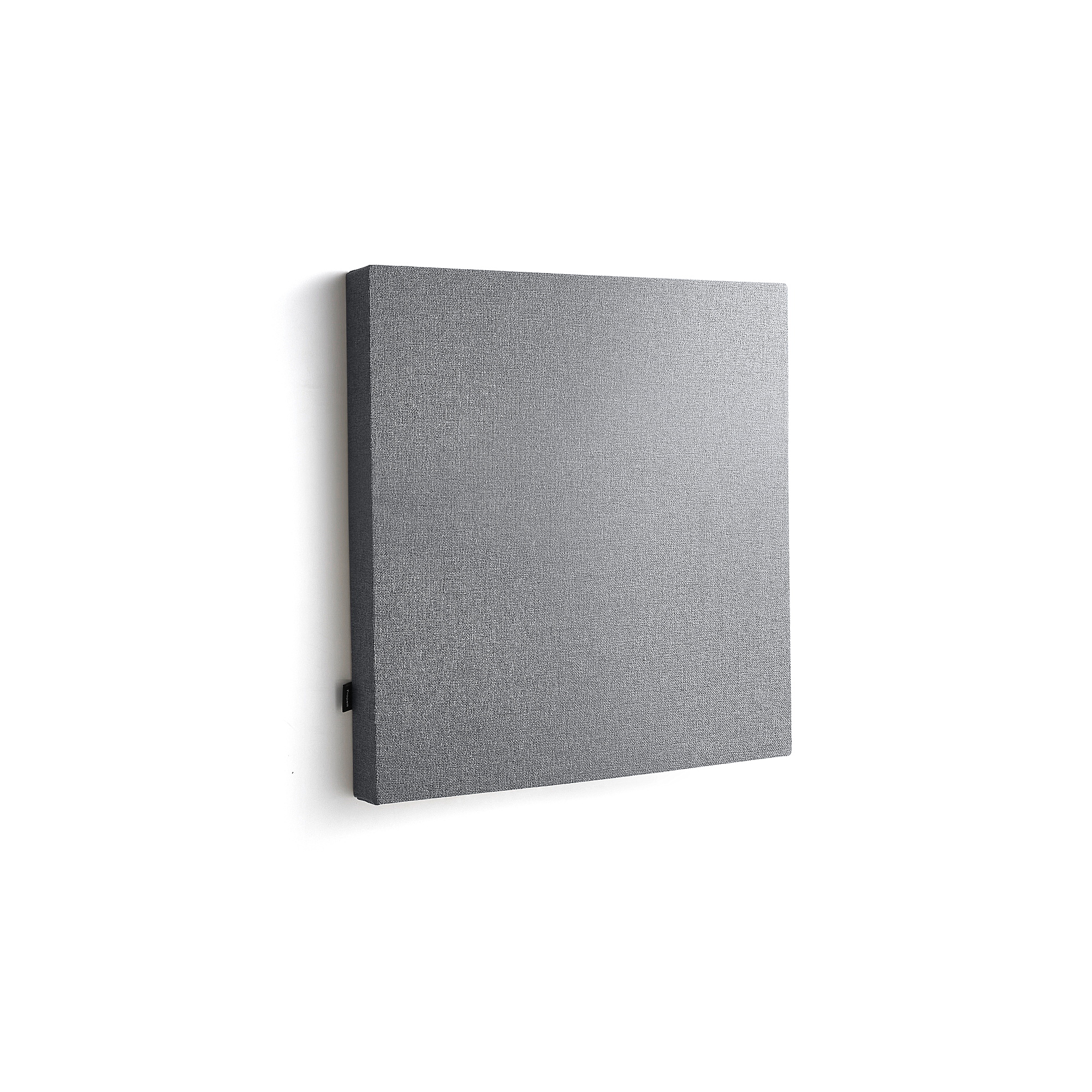 Levně Akustický panel POLY, čtverec, 600x600x56 mm, nástěnný, světle šedá