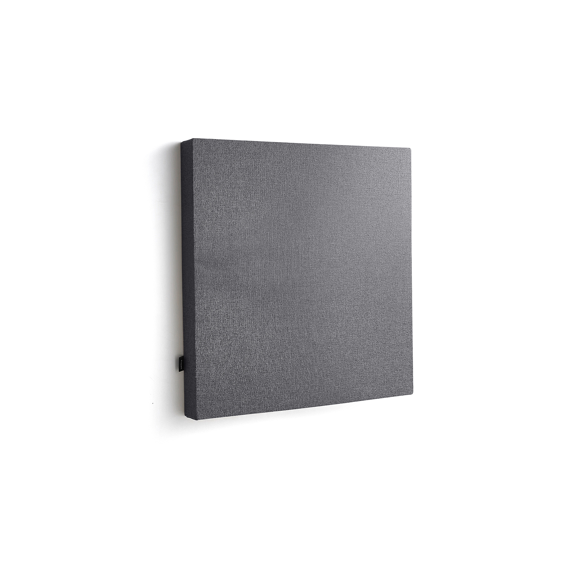 Levně Akustický panel POLY, čtverec, 600x600x56 mm, nástěnný, tmavě šedá