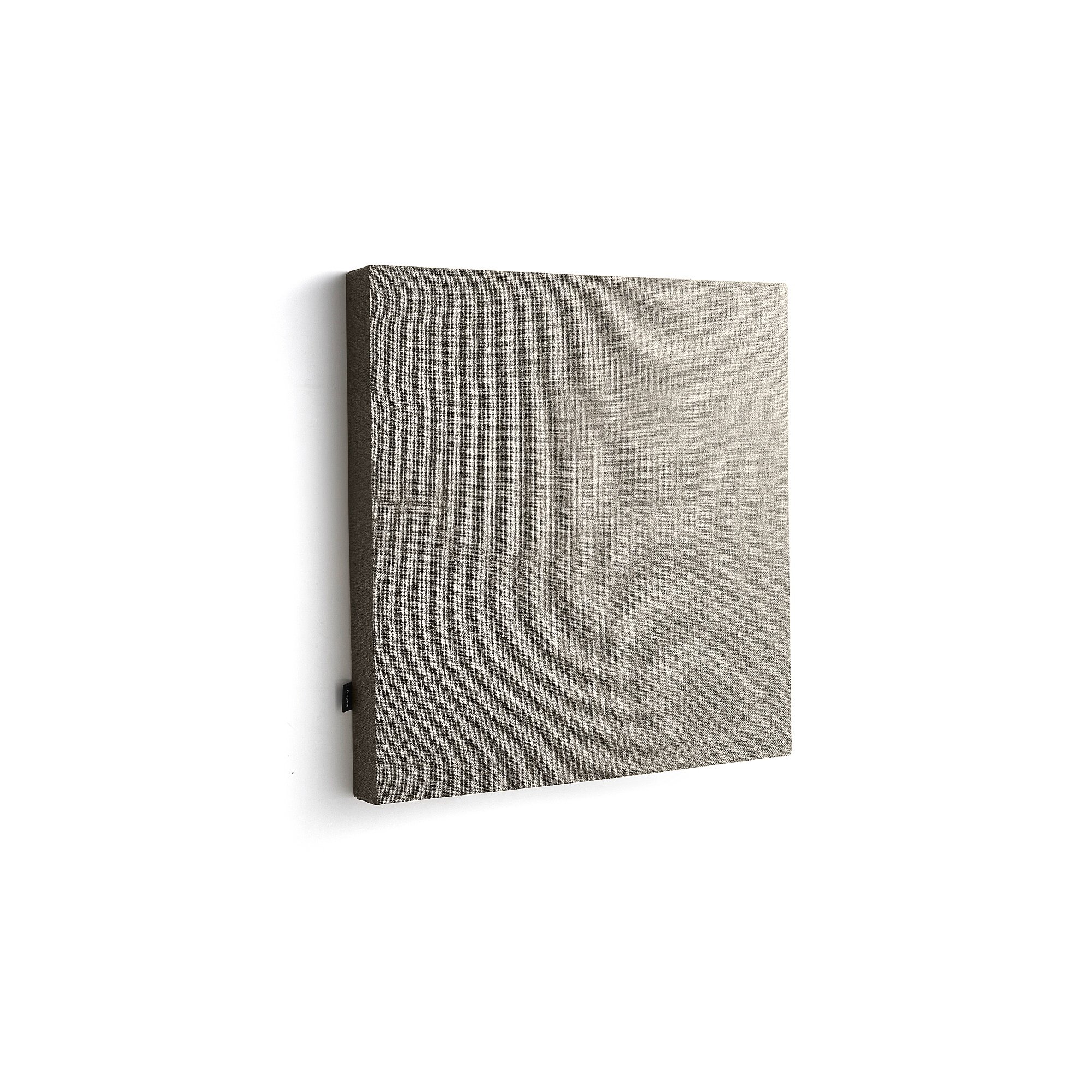 Levně Akustický panel POLY, čtverec, 600x600x56 mm, nástěnný, hnědá