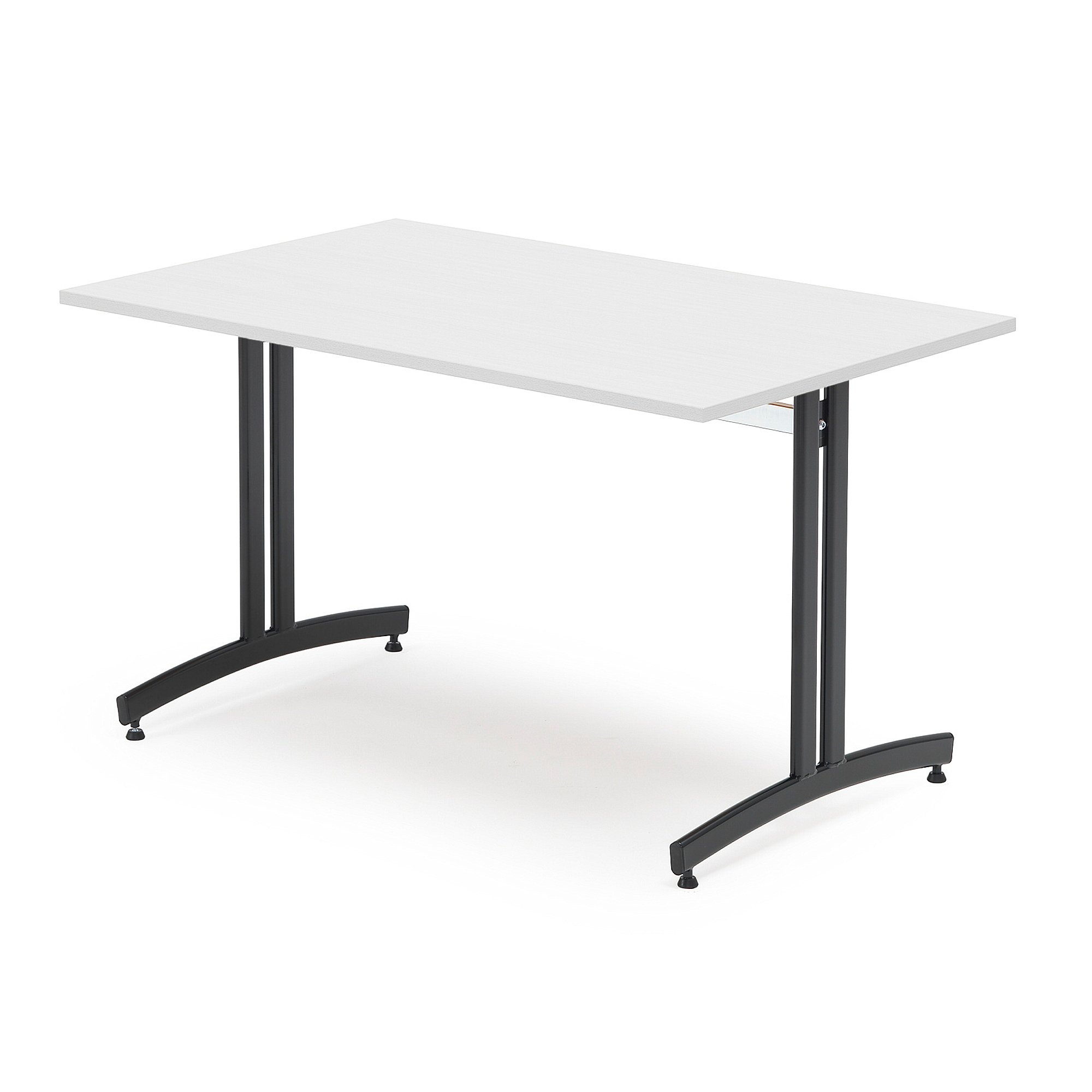 E-shop Stôl SANNA, 1200x800x720 mm, čierna/biela