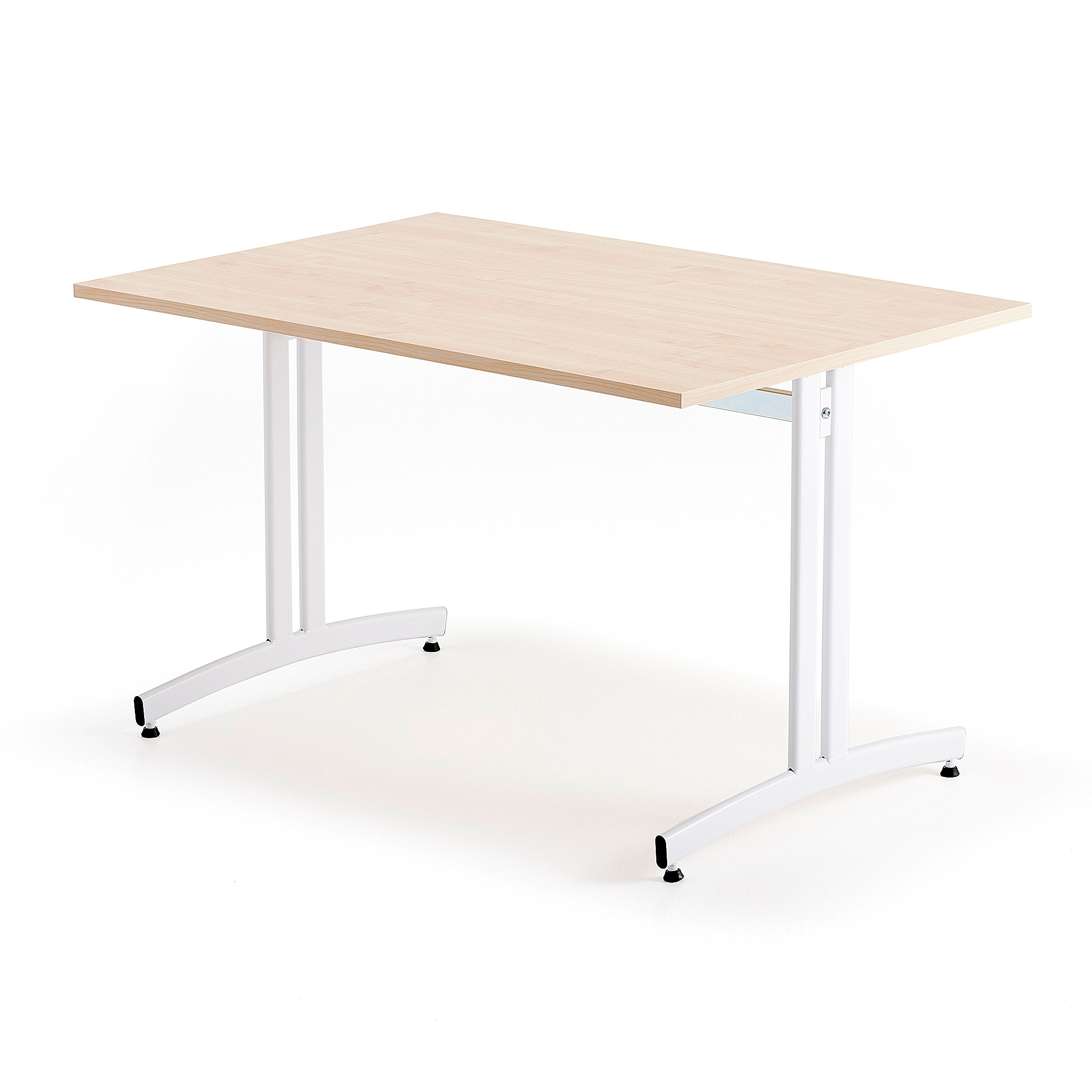 E-shop Stôl SANNA, 1200x800x720 mm, biela/breza