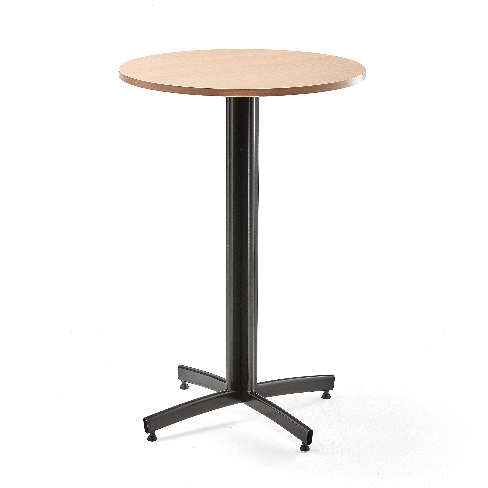 E-shop Barový stôl SANNA, Ø700x1050 mm, čierna/buk