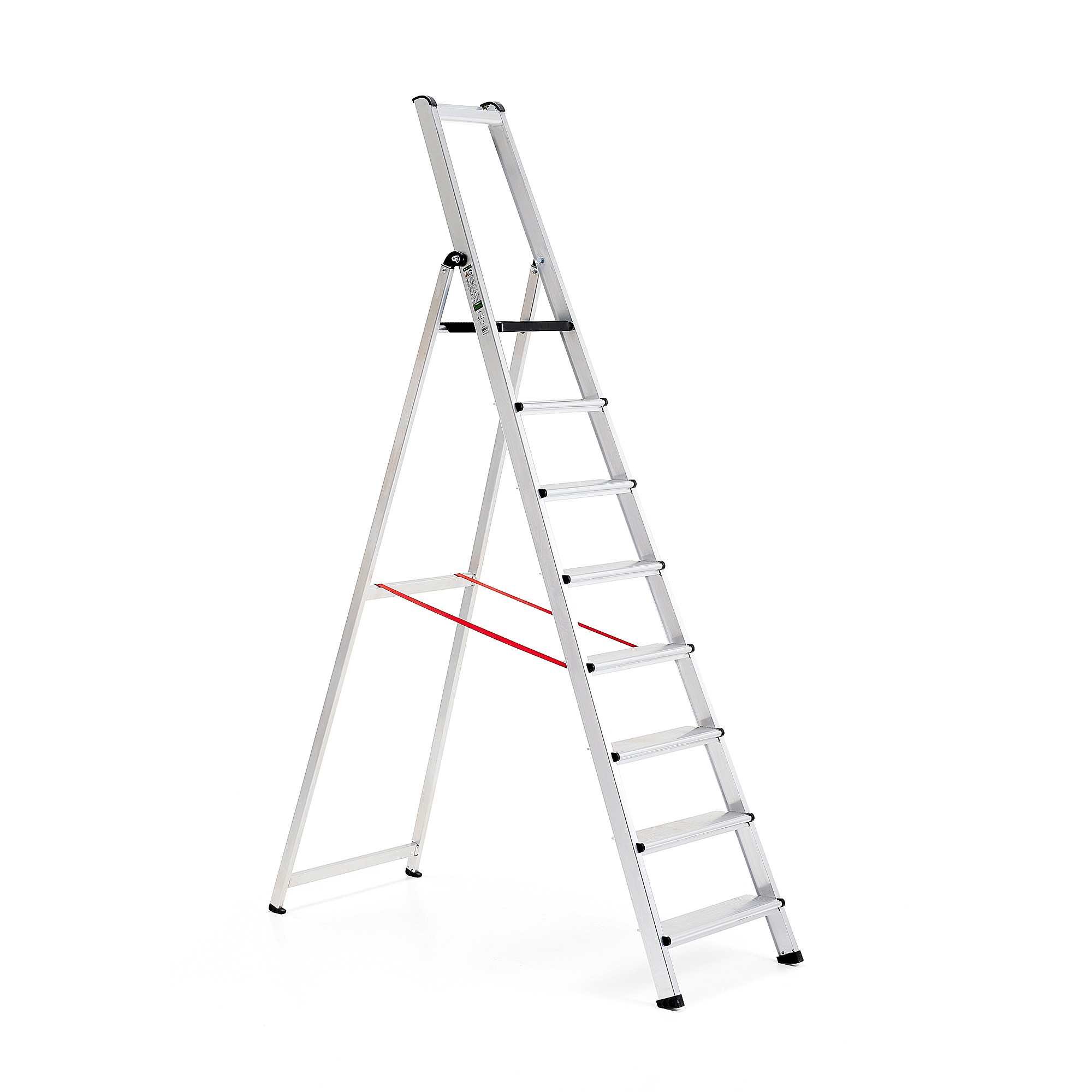 E-shop Skladací hliníkový rebrík UPWARD, 8 priečok, výška 1800 mm