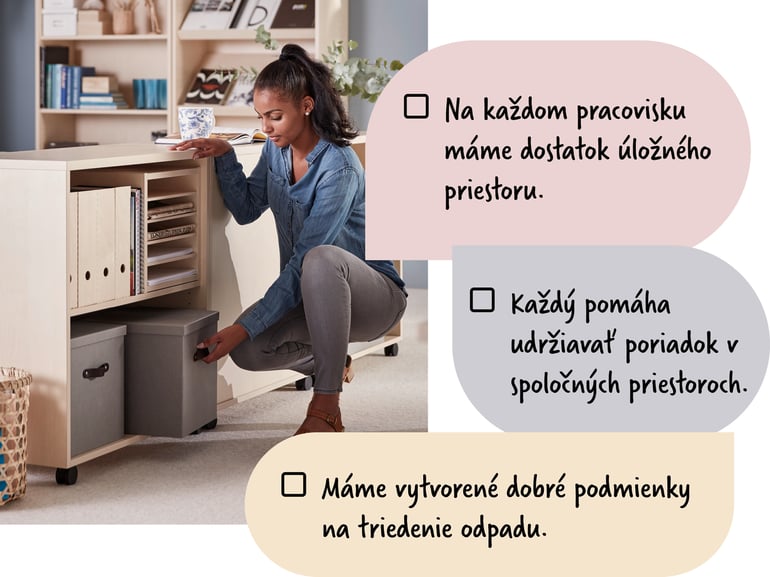 knižnica v kancelárii