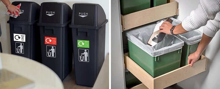 Kante za sortiranje i recikliranje otpada