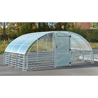 Lockable bicycle shelter TEAM, add-on unit
