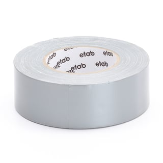 Duct tape, silver, 50 mm x 50 m, 24-pack