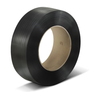 Viazacia páska PP šírka 12 mm, dĺžka 3000 m, čierna, 2 ks