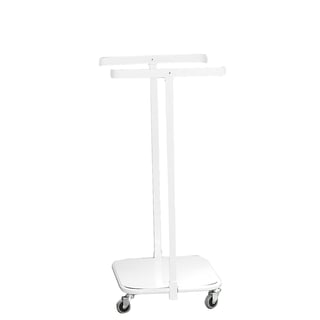 Refuse bag stand, 4 rubber wheels, 910x450x380 mm, 125 L