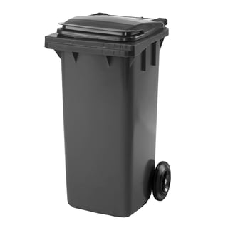 Budget rolcontainer HENRY, 930 x 480 x 555 mm, 120 l, grijs