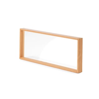 Add-on unit to screen DUO, beech, glass