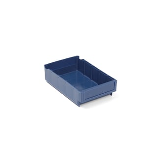 Plastový box DETAIL, Š 188 x H 300 x V 80 mm, modrý