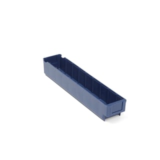 Skladišna kutija,  D 500 x Š 94 x V 80 mm, za 8 pregrada, plava