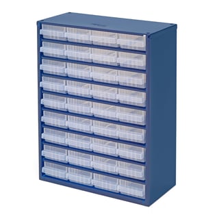 Component cabinet, 36 drawers