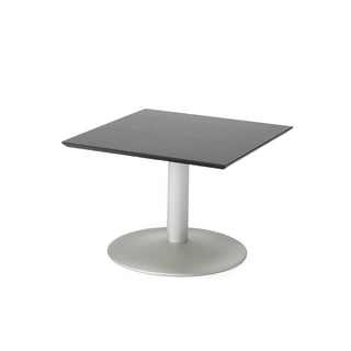 Coffee table CROSBY, 700x700x500 mm, black, alu grey