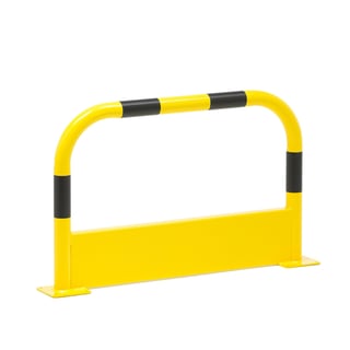 Pipe protector, straight, L 1000 mm, yellow-black