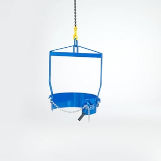 Drum lift with manual rotation