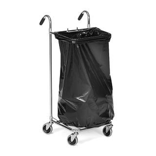 Refuse bag trolley, 1070x460x440 mm, 125 L