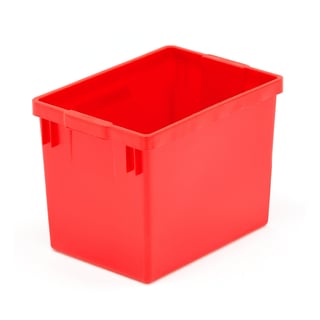 Recycling-Behälter, 21 Liter, 275 x 375 x 265 mm, rot