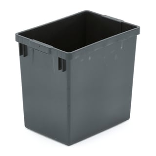 Recycling-Behälter, 29 Liter, 400 x 375 x 265 mm, grau