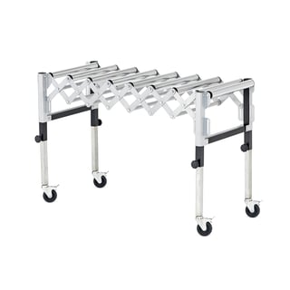Roller conveyor FLOW, flexible, small, 450-1300x600x670-940 mm