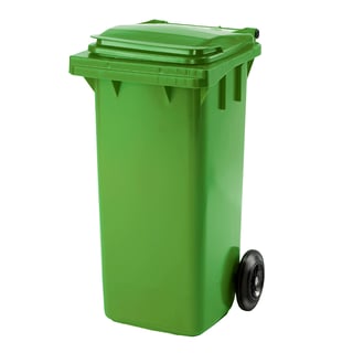 Abfallbehälter HENRY, 120 l, 930 x 480 x 555 mm, grün