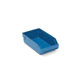 Component bins REACH, 300x180x95 mm, 3.4 L, blue