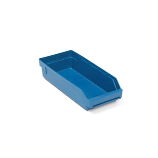 Component bins REACH, 400x180x95 mm, 4.8 L, blue